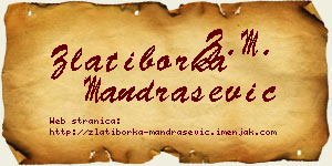 Zlatiborka Mandrašević vizit kartica